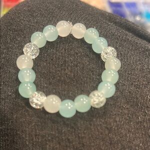 Elegant Blue Beaded Bracelet